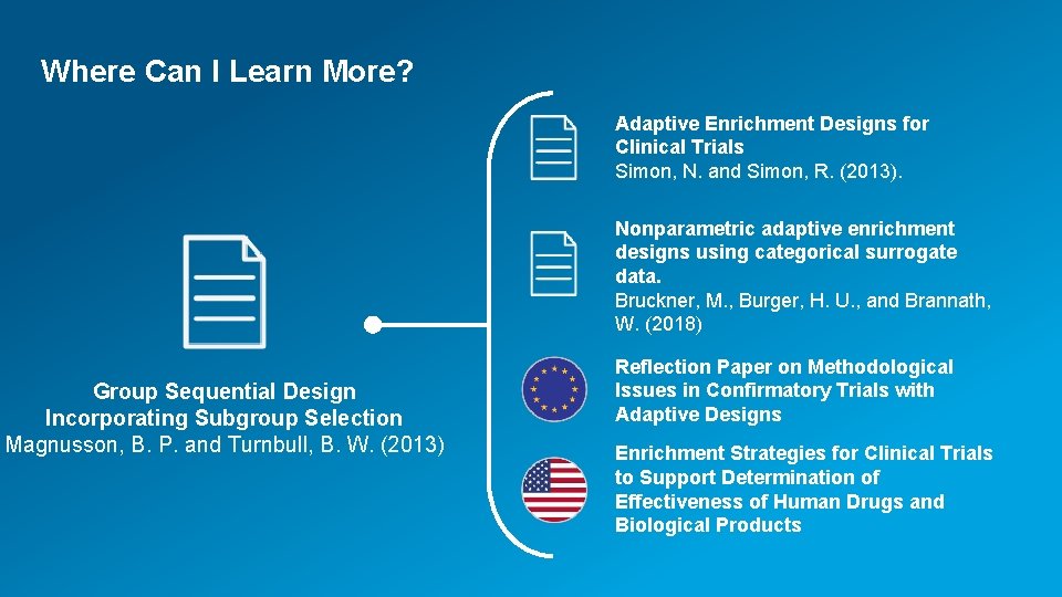 Where Can I Learn More? Adaptive Enrichment Designs for Clinical Trials Simon, N. and