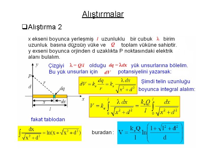 Alıştırmalar q. Alıştırma 2 