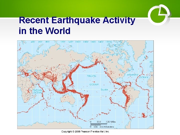 Recent Earthquake Activity in the World 