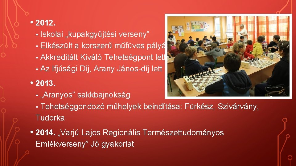  • 2012. - Iskolai „kupakgyűjtési verseny” - Elkészült a korszerű műfüves pályánk -