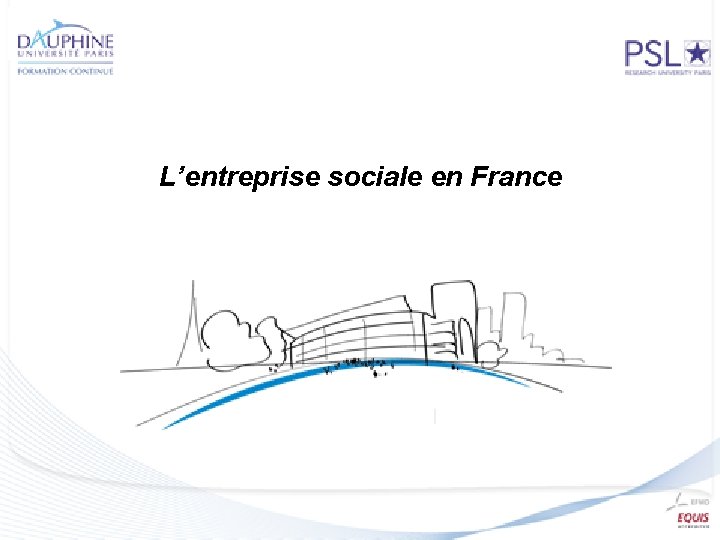 L’entreprise sociale en France 