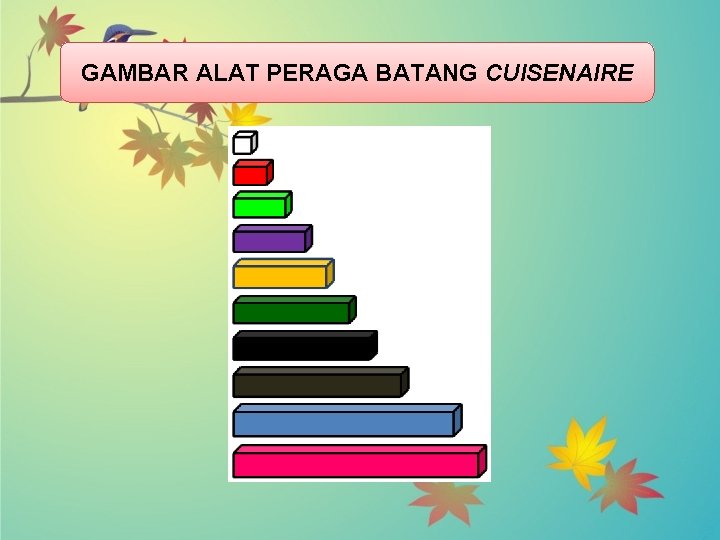 GAMBAR ALAT PERAGA BATANG CUISENAIRE 