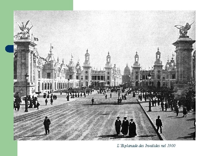 L’Esplanade des Invalides nel 1900 