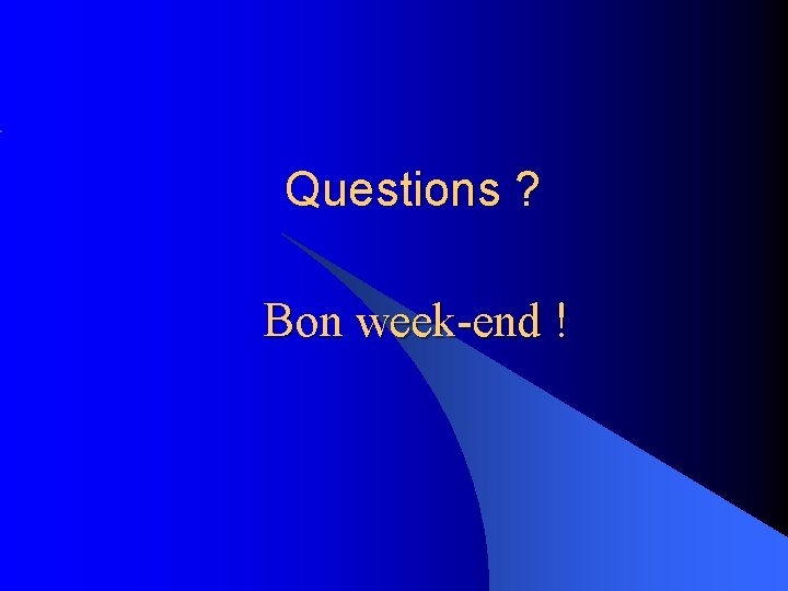 Week En Question IEC Examen daptitude 2010 C Cloquet 10102009 Introduction