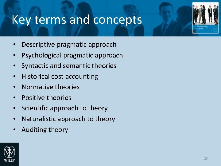 Key terms and concepts • • • Descriptive pragmatic approach Psychological pragmatic approach Syntactic