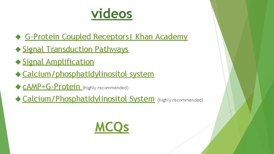 videos G-Protein Coupled Receptors| Khan Academy Signal Transduction Pathways Signal Amplification Calcium/phosphatidylinositol c. AMP+G-Protein