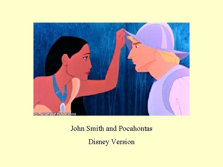 John Smith and Pocahontas Disney Version 