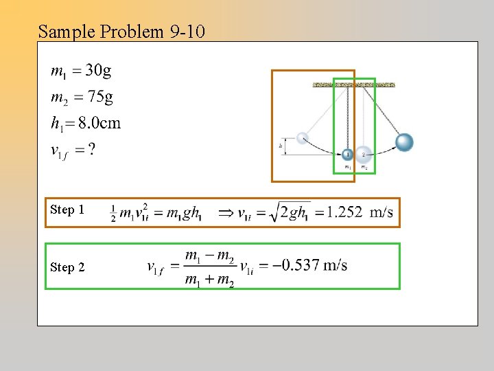 Sample Problem 9 -10 Step 1 Step 2 