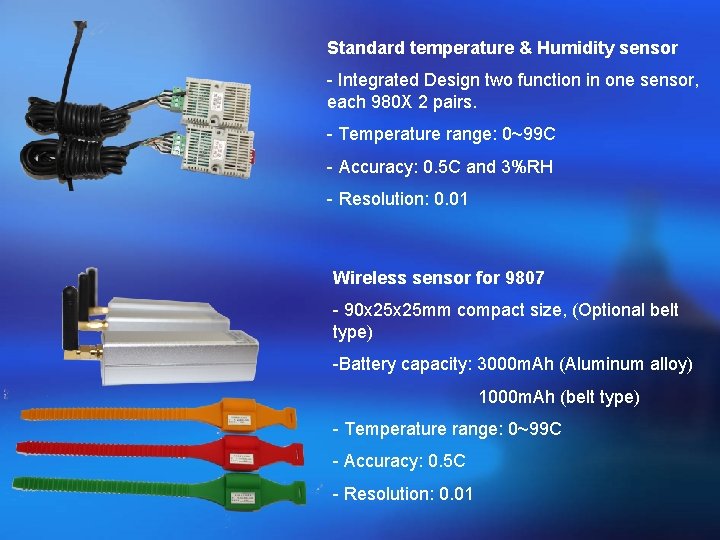 Standard temperature & Humidity sensor - Integrated Design two function in one sensor, each Standard temperature & Humidity sensor - Integrated Design two function in one sensor, each