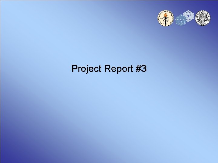 Project Report #3 