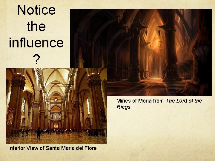 Notice the influence ? Mines of Moria from The Lord of the Rings Interior Notice the influence ? Mines of Moria from The Lord of the Rings Interior