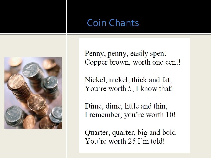 Coin Chants 