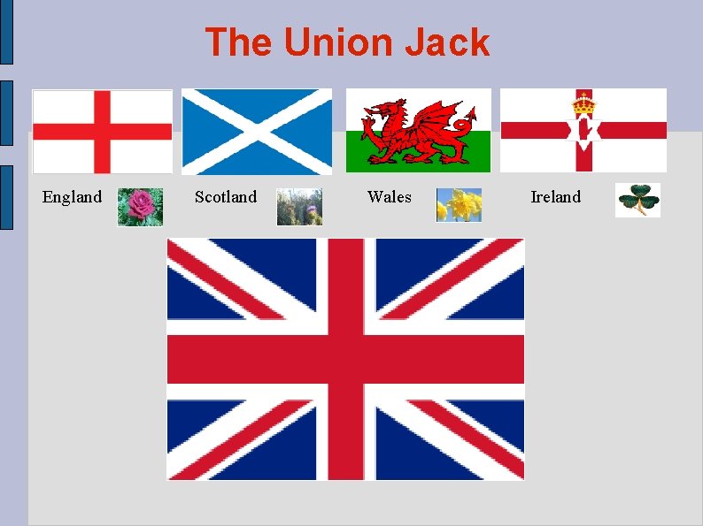 The Union Jack England Scotland Wales Ireland 