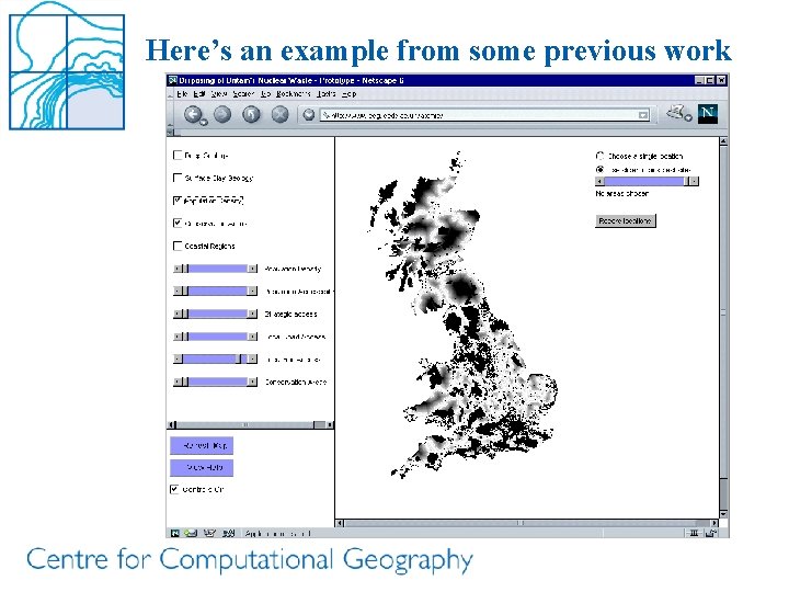 Here’s an example from some previous work 