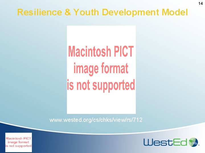 14 Resilience & Youth Development Model www. wested. org/cs/chks/view/rs/712 