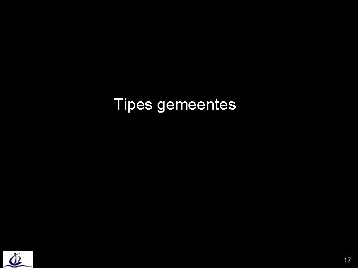 Tipes gemeentes 17 