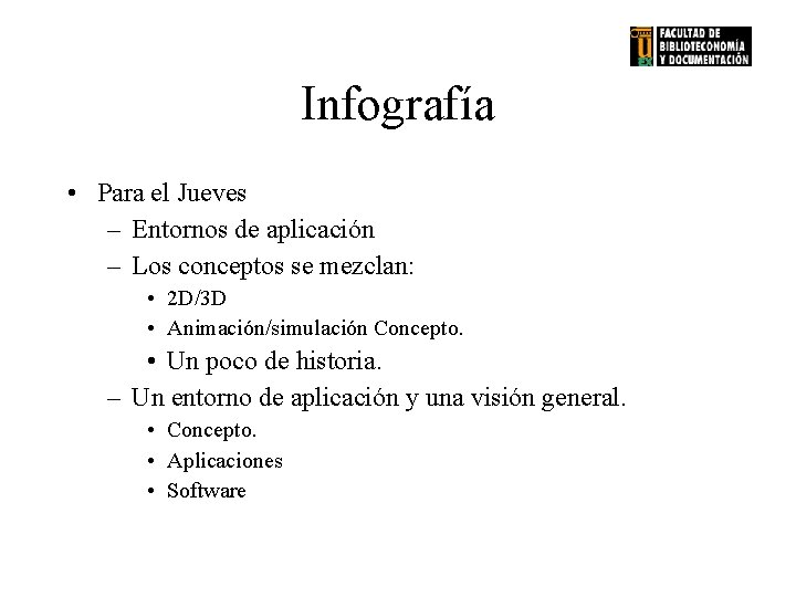 Infografía • Para el Jueves – Entornos de aplicación – Los conceptos se mezclan: