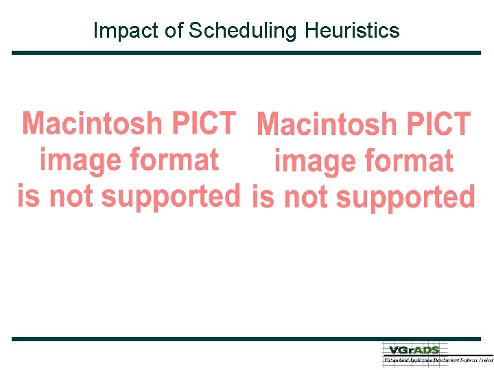 Impact of Scheduling Heuristics 