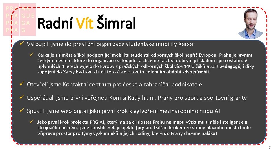 Radní Vít Šimral ü Vstoupili jsme do prestižní organizace studentské mobility Xarxa ü Xarxa