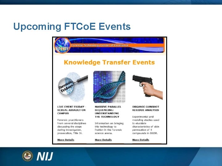 Upcoming FTCo. E Events Upcoming FTCo. E Events