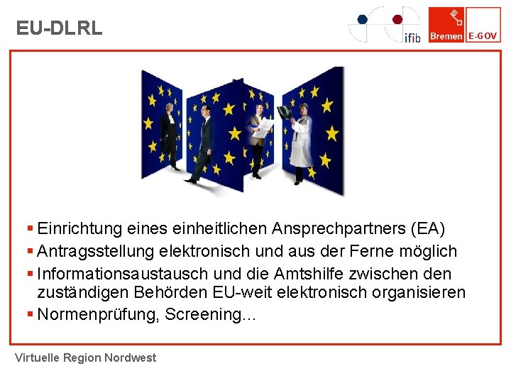 EU-DLRL § Einrichtung eines einheitlichen Ansprechpartners (EA) § Antragsstellung elektronisch und aus der Ferne