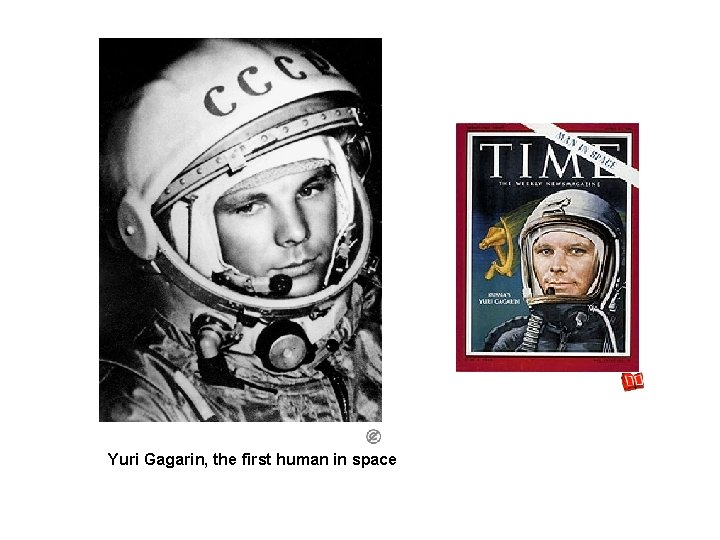 Yuri Gagarin, the first human in space 