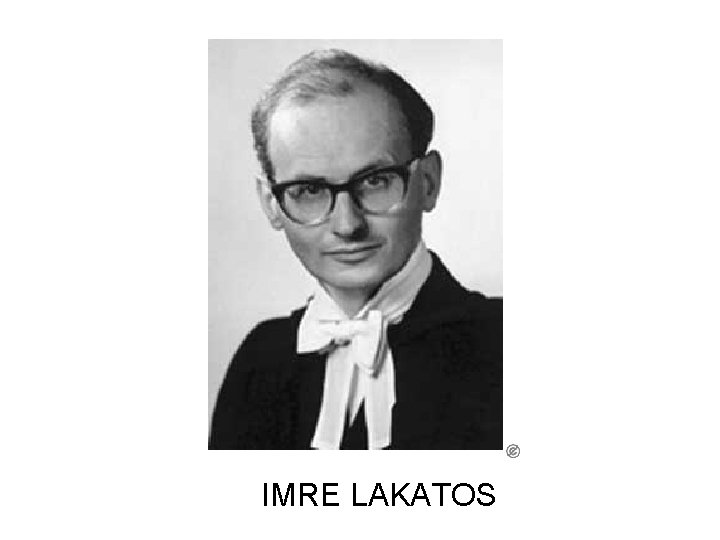 IMRE LAKATOS 