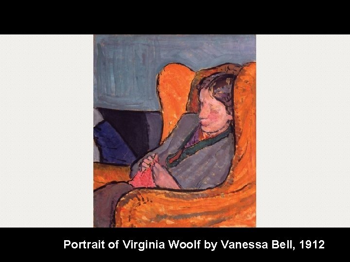 Portrait of Virginia Woolf by Vanessa Bell, 1912 