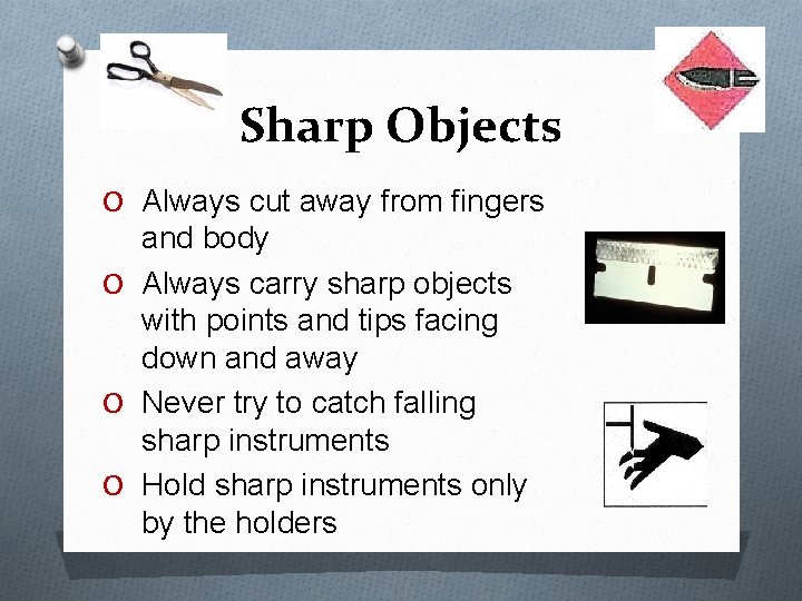 General laboratory safety Why does it matter O