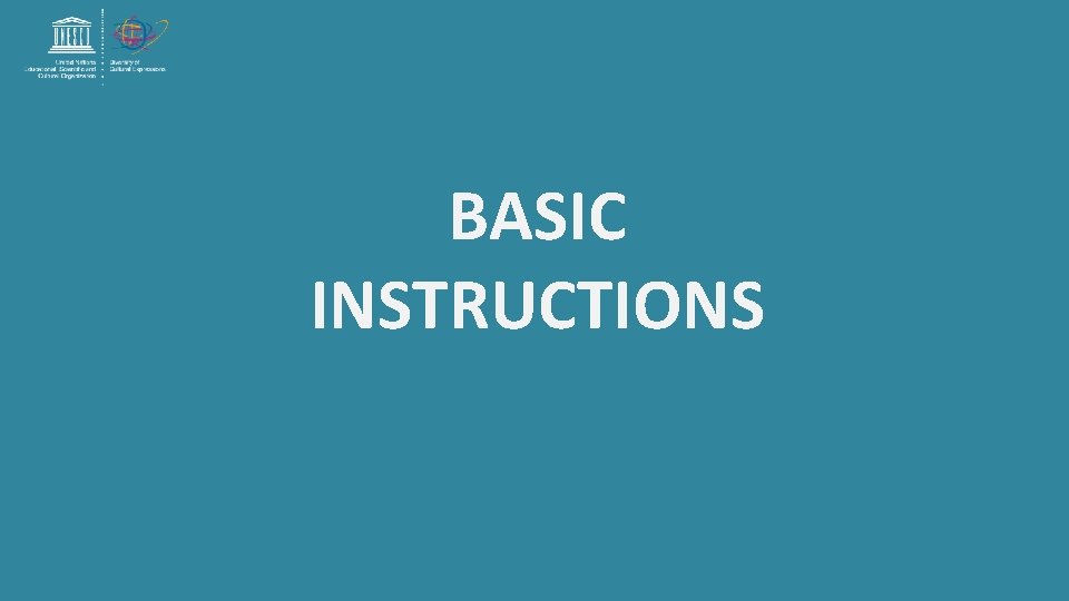 BASIC INSTRUCTIONS 