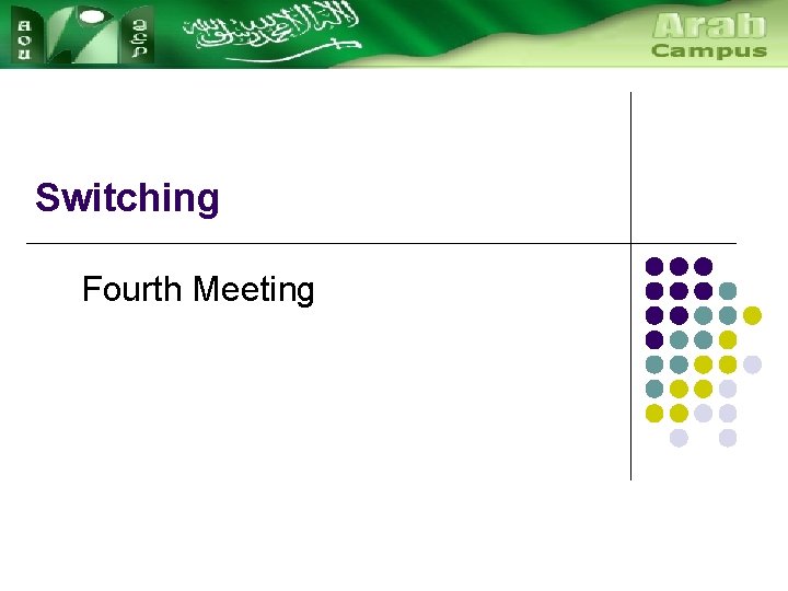 Switching Fourth Meeting 