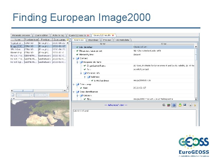 Finding European Image 2000 