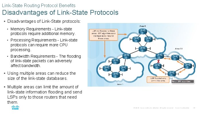 Link-State Routing Protocol Benefits Disadvantages of Link-State Protocols § Disadvantages of Link-State protocols: •