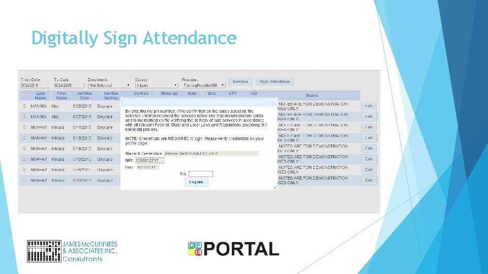 Digitally Sign Attendance 