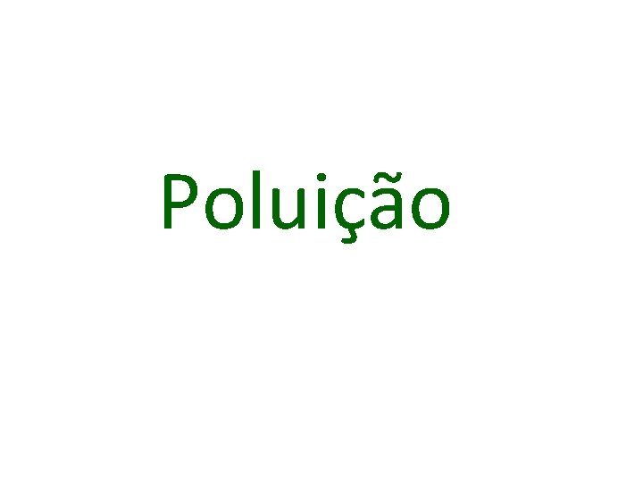 Poluição 