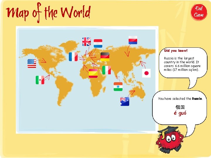 Map of the World Did you know! Russia is the largest country in the Map of the World Did you know! Russia is the largest country in the