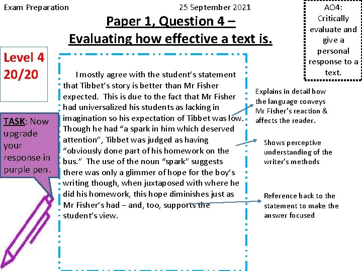 Exam Preparation 25 September 2021 Paper 1, Question 4 – Evaluating how effective a