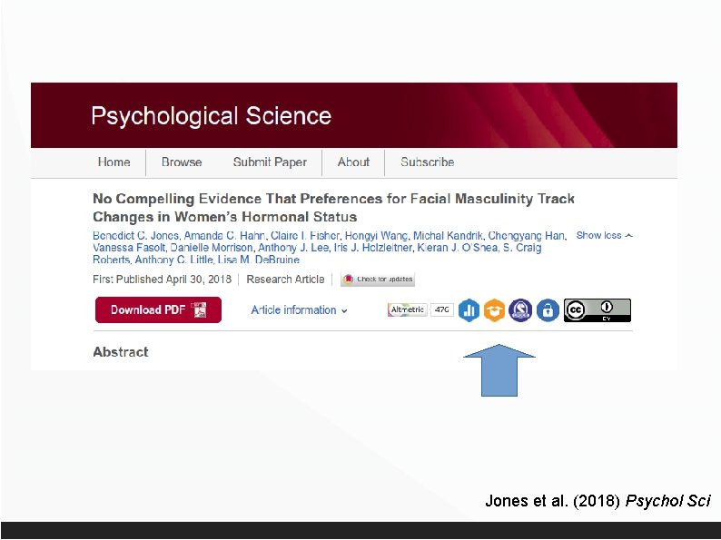 Jones et al. (2018) Psychol Sci 