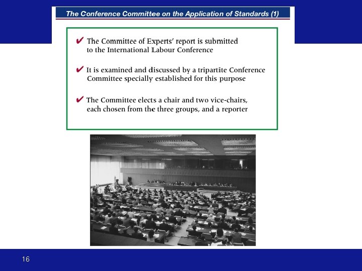 16 © International Training Centre of the ILO 2007 