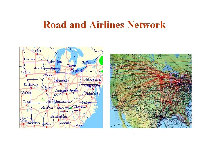 Road and Airlines Network - - 