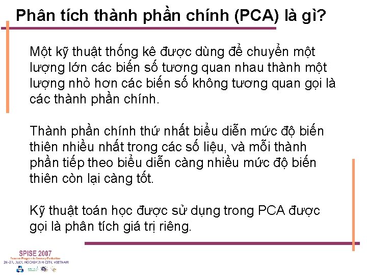 Phân tích thành phần chính (PCA) là gì? Một kỹ thuật thống kê được