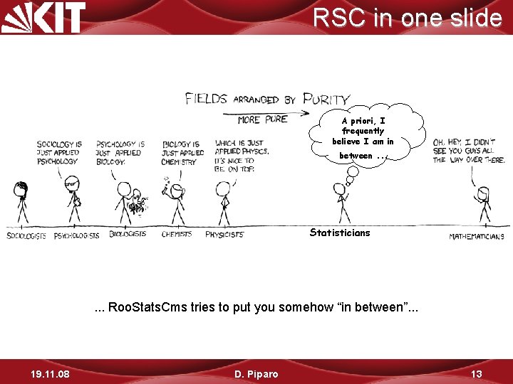 RSC in one slide A priori, I frequently believe I am in between. .