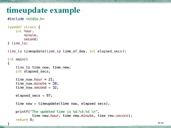 timeupdate example Copyright © 2004 Pearson Addison-Wesley. All rights reserved. 11 -23 