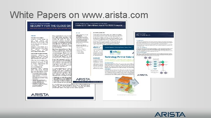 White Papers on www. arista. com White Papers on www. arista. com