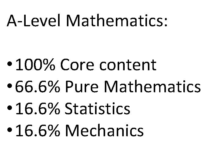 ALevel Mathematics 100 Core content 66 6 Pure