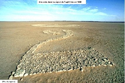 Une cible dans la région de Taghit vue en 1993 (Yvan Baumgarten) 