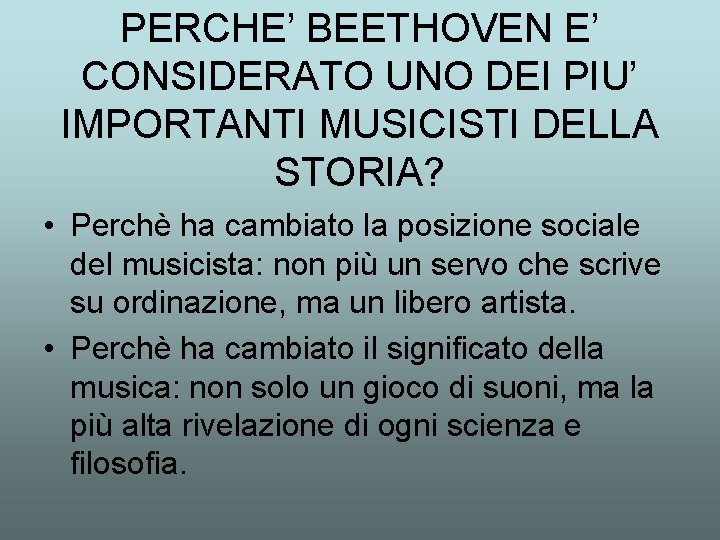 PERCHE’ BEETHOVEN E’ CONSIDERATO UNO DEI PIU’ IMPORTANTI MUSICISTI DELLA STORIA? • Perchè ha