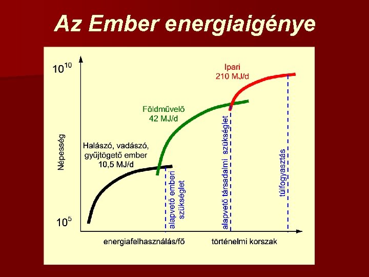 Az Ember energiaigénye Az Ember energiaigénye
