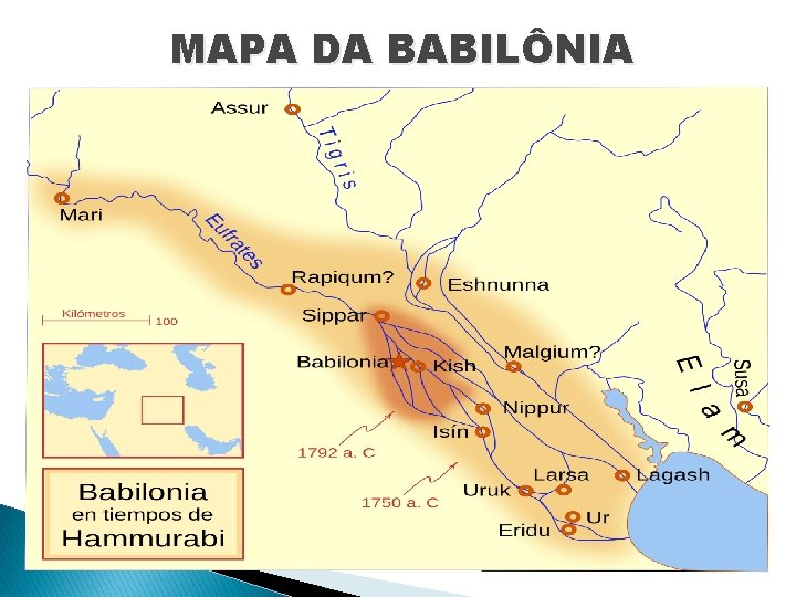 MAPA DA BABILÔNIA 