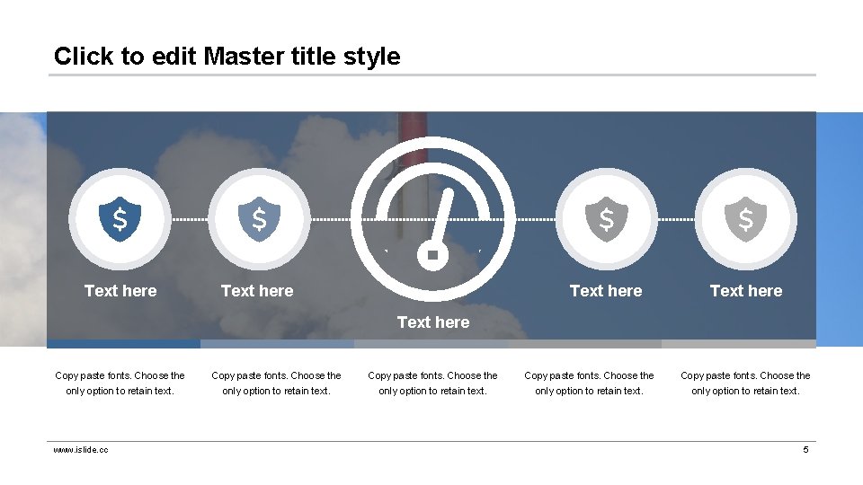 Click to edit Master title style Text here Text here Copy paste fonts. Choose
